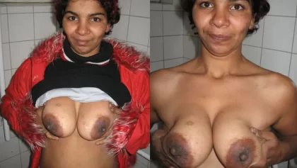 Fotos XXX de las tetas de la latina que limpia la casa